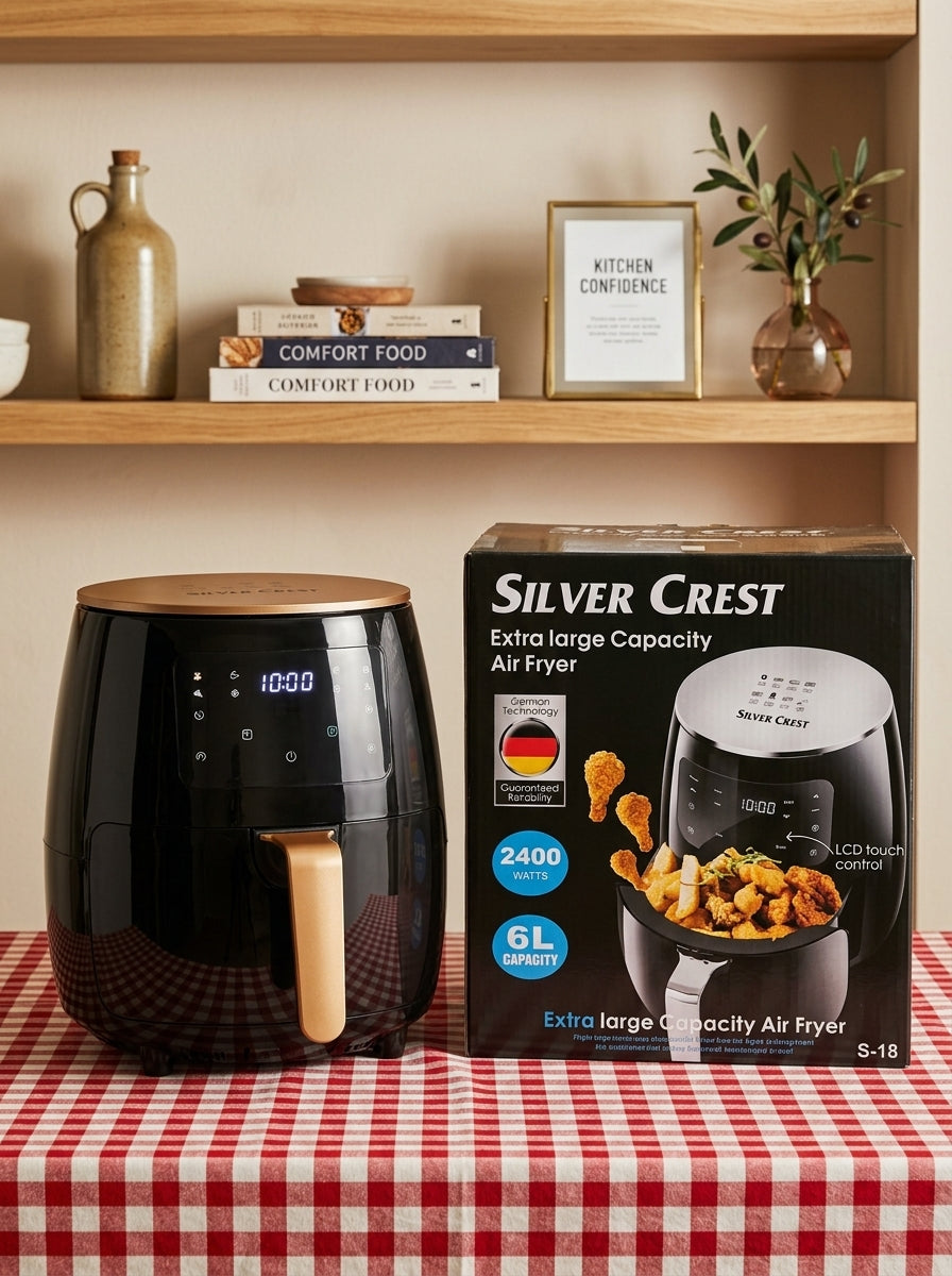 Silver Crest 8L Digital Touch Air Fryer – Oil-Free Healthy Cooking | Pakistan