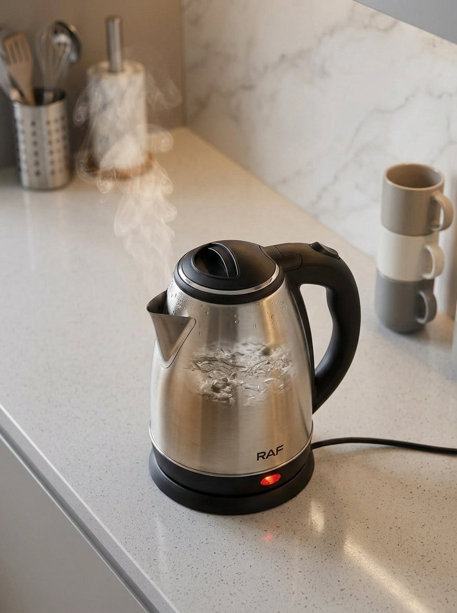 Electric Kettle 2L 1500W – Stainless Steel Fast Boiling Kettle for Home & Office | Pakistan