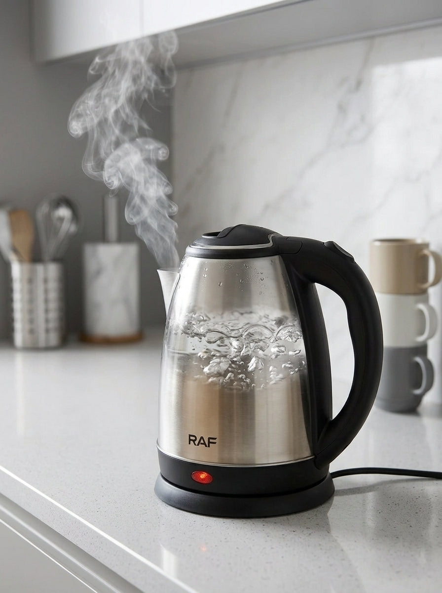 Electric Kettle 2L 1500W – Stainless Steel Fast Boiling Kettle for Home & Office | Pakistan