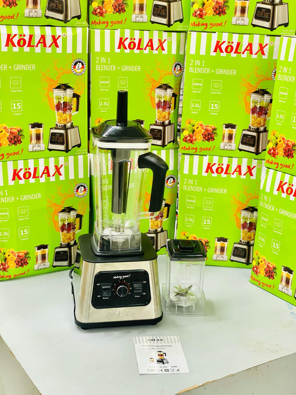 KoLAX 2 in 1 Blender & Grinder