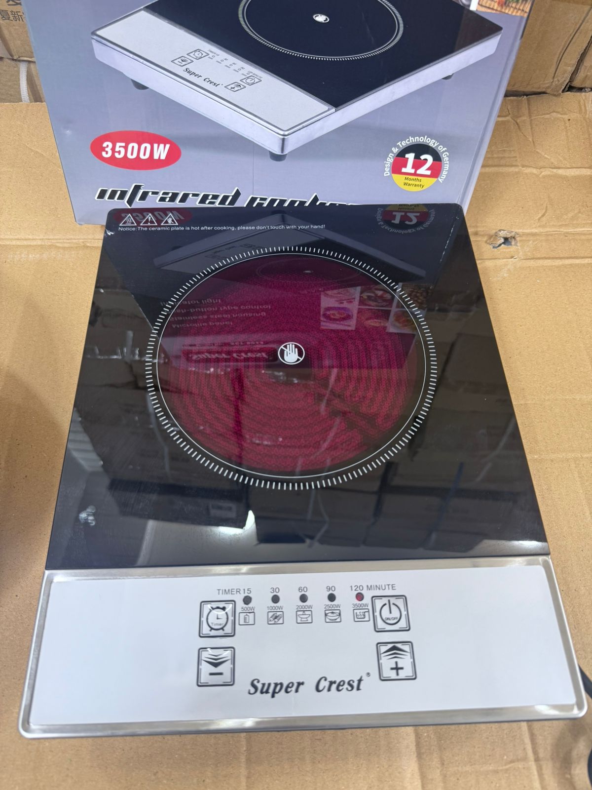 Lot Imported Super Crest Infrared Hot Plate SCT-9015