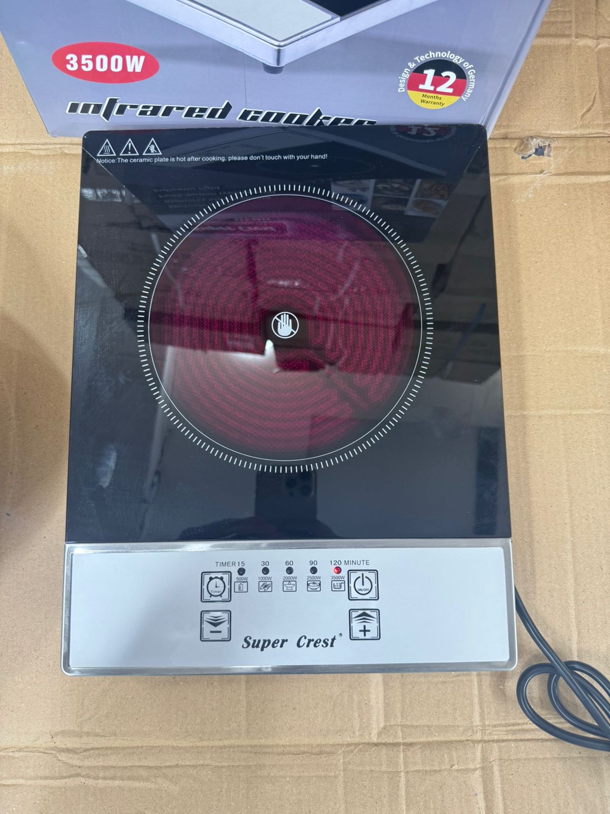 Lot Imported Super Crest Infrared Hot Plate SCT-9015