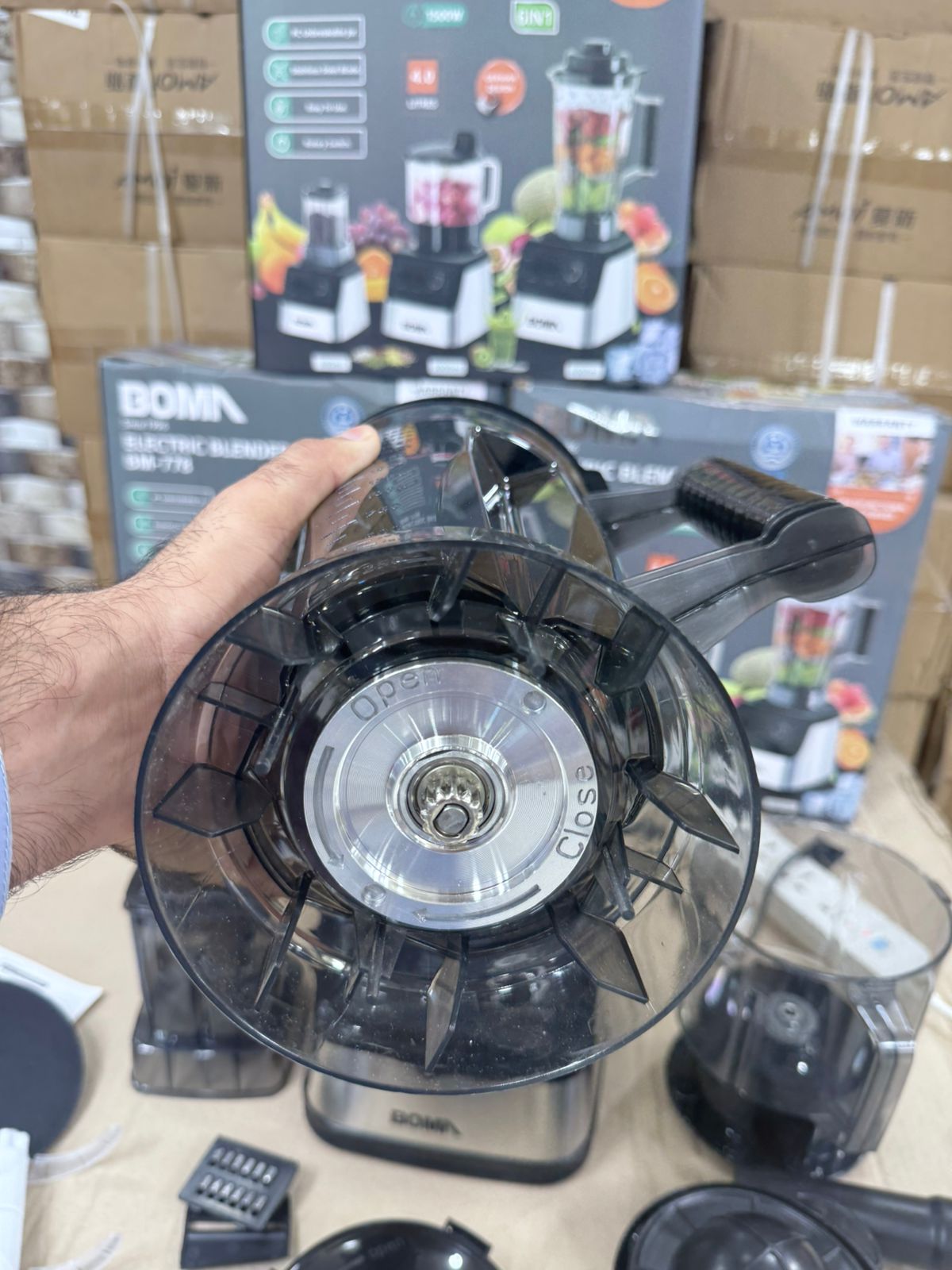 BOMA BM-778 6-in-1 4L Blender — German Lot