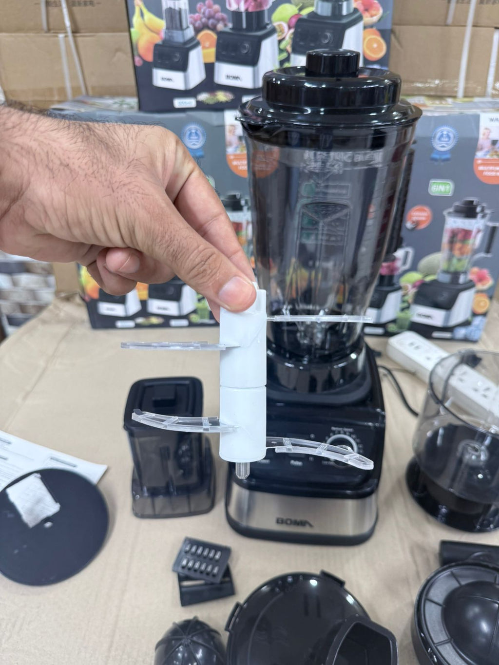 BOMA BM-778 6-in-1 4L Blender — German Lot
