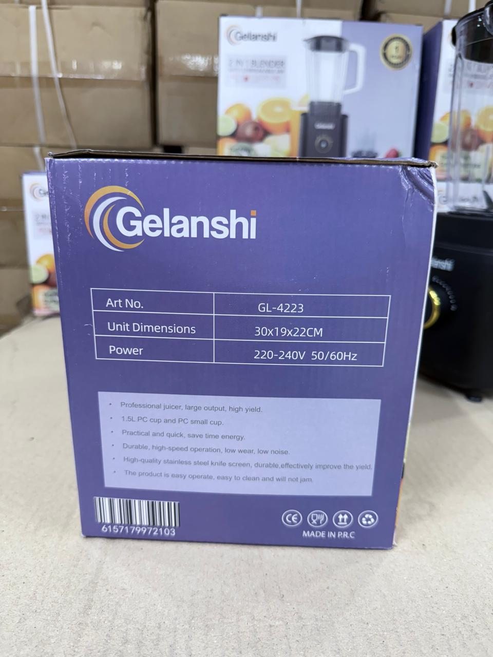 Gelanshi 2-in-1 Blender & Juicer — 1.7 Litre Jug