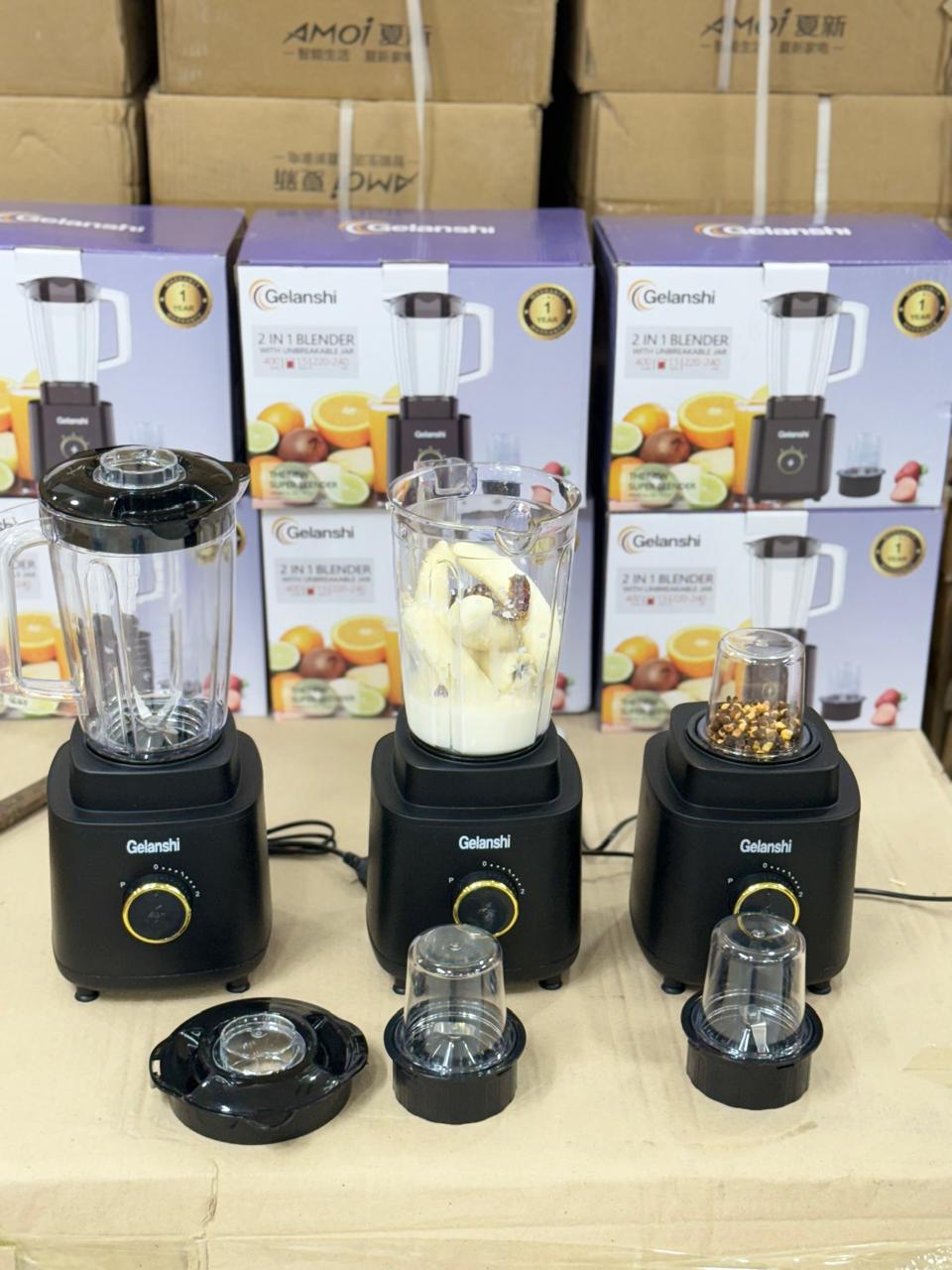 Gelanshi 2-in-1 Blender & Juicer — 1.7 Litre Jug