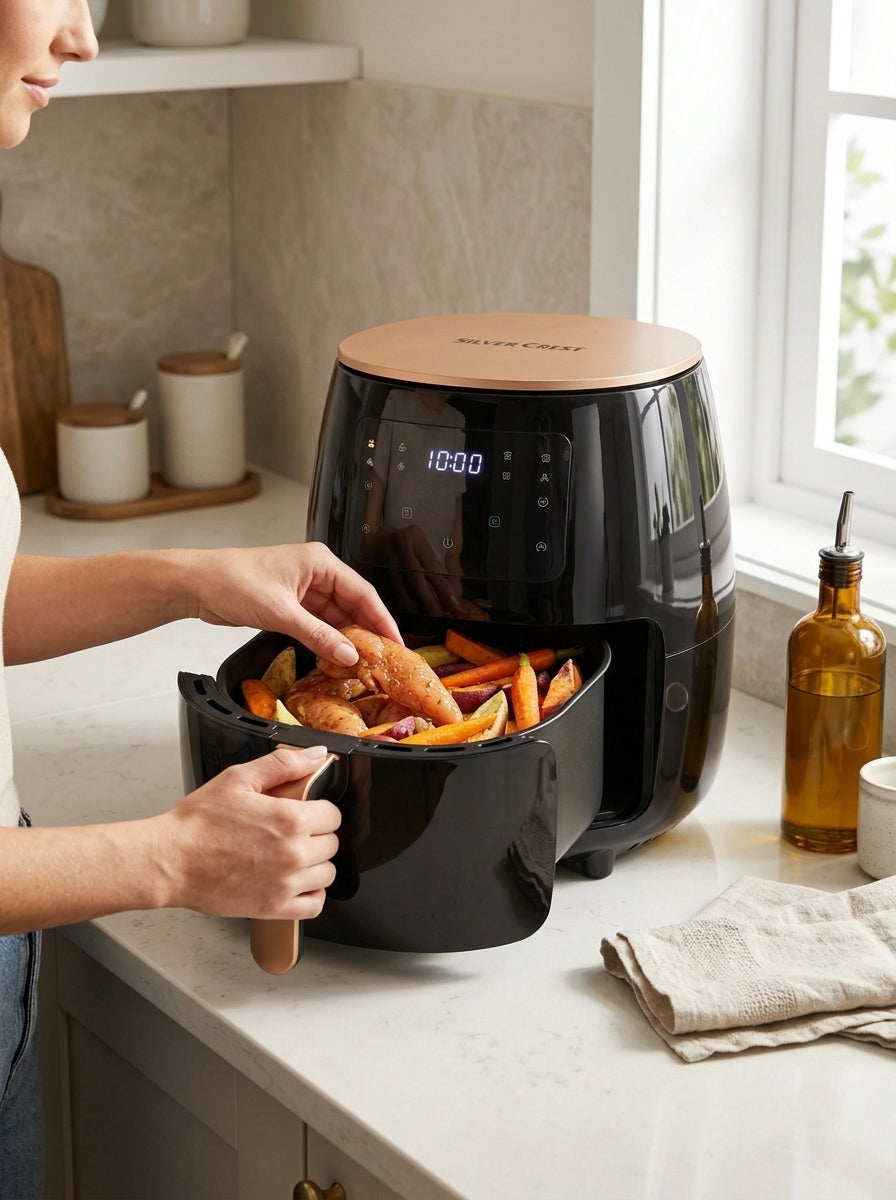 Silver Crest 8L Digital Touch Air Fryer – Oil-Free Healthy Cooking | Pakistan