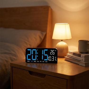 Smart LED Digital Alarm Clock – Large Display & Temperature Sensor | Pakistan