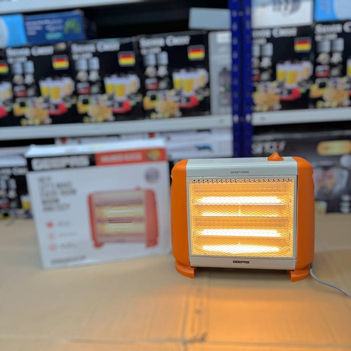 Geepas halogen heater in its box