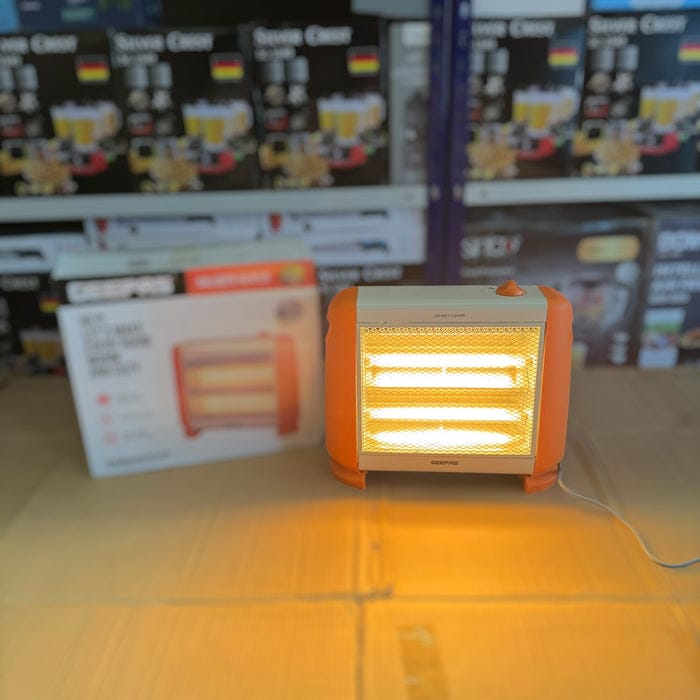 Geepas halogen heater rear view