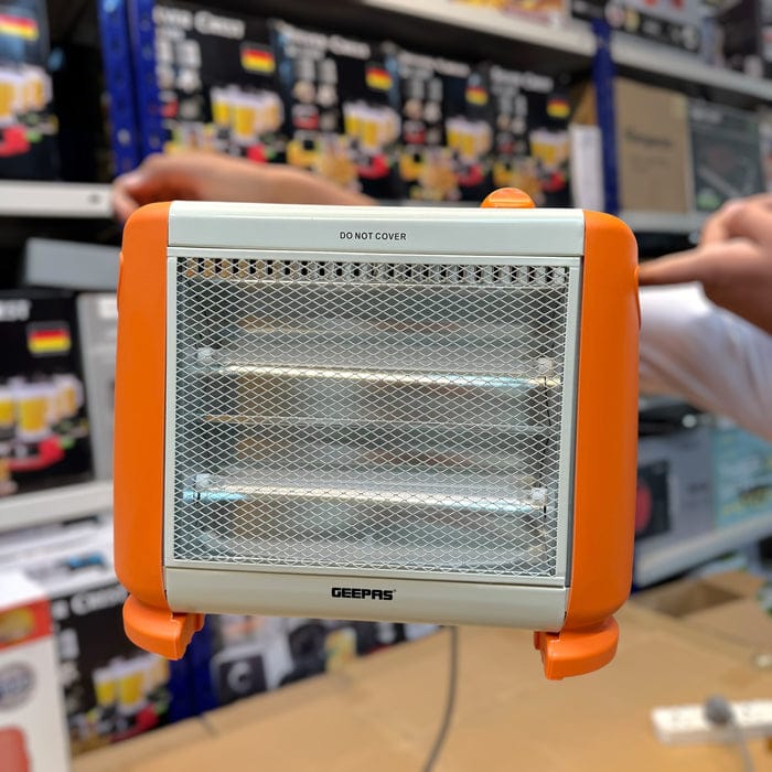Geepas halogen heater in a room