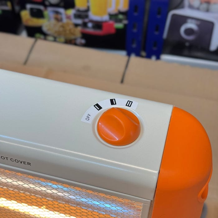 Geepas halogen heater tubes glowing