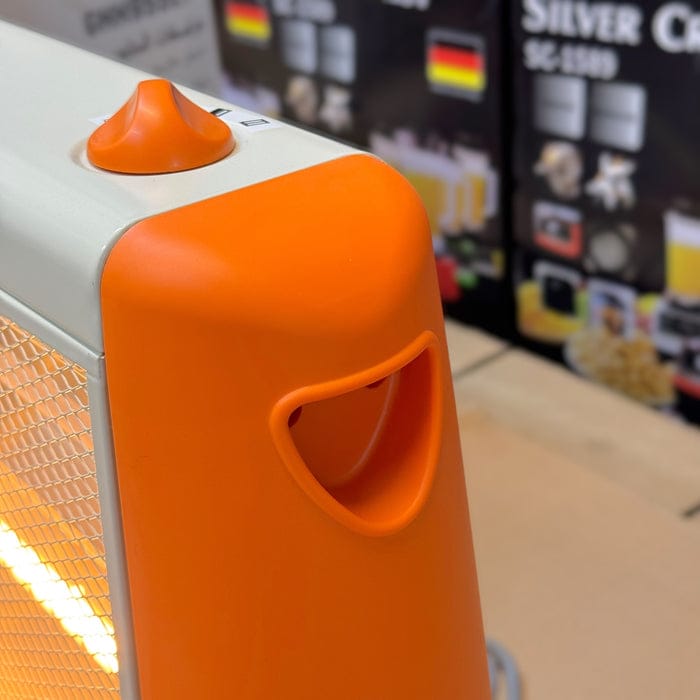 Geepas halogen heater side view