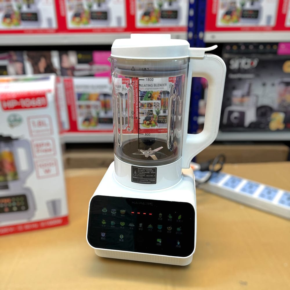 1.8L Heating Blender — Blends and Cooks, Glass Jug