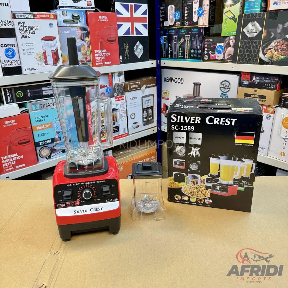 Silver Crest 2L Blender & Grinder — 1200W, 2-in-1, Crushes Ice