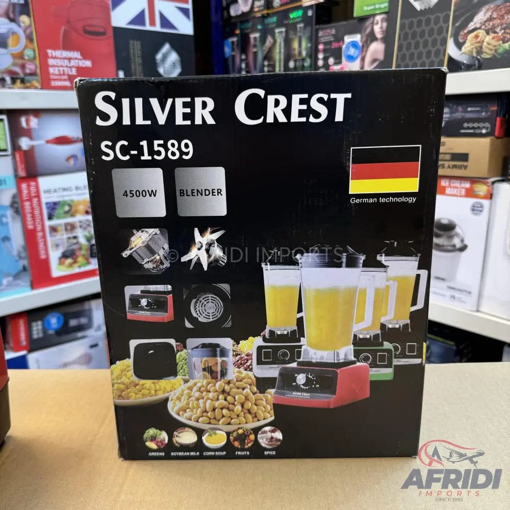 Silver Crest 2L Blender & Grinder — 1200W, 2-in-1, Crushes Ice