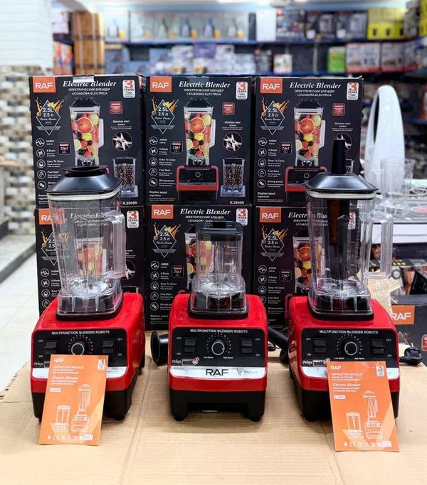 RAF R-2809 Blender &amp; Grinder — 2400W, 2.5L, 6 Blades