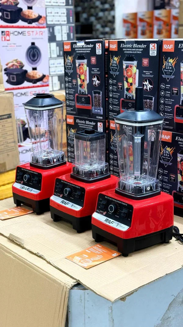 RAF R-2809 Blender &amp; Grinder — 2400W, 2.5L, 6 Blades