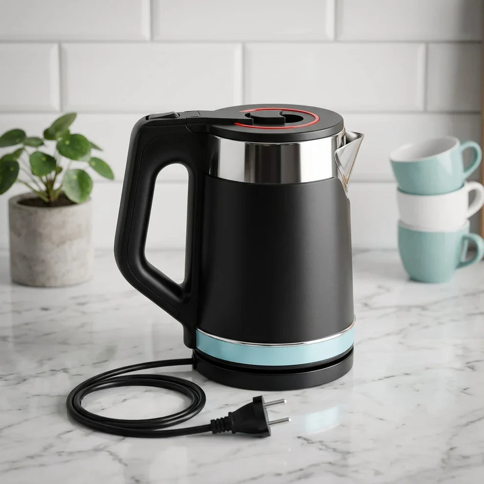 1.5L electric kettle, 1000W, for boiling water and making chai
