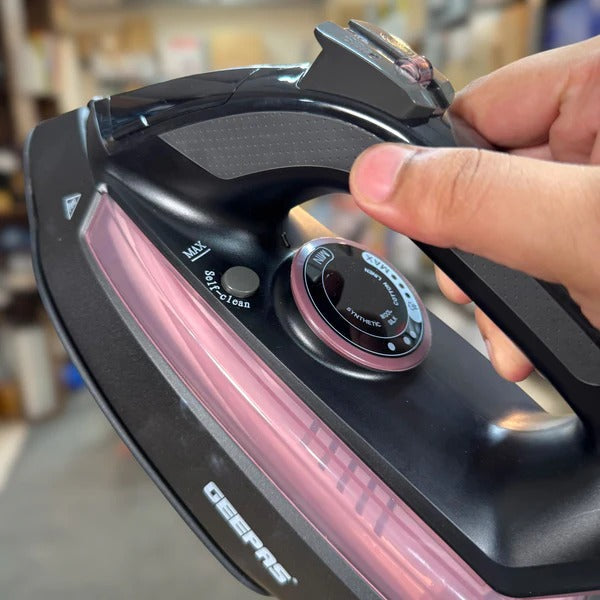 Geepas Ceramic Steam Iron || Original Product + 2-Year Local Warranty