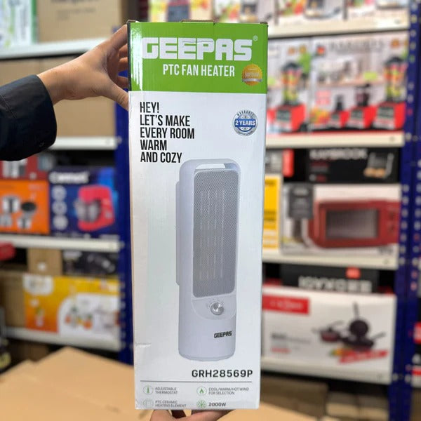 Geepas PTC Fan Heater 69P || Original Product + 2-Year Local Warranty