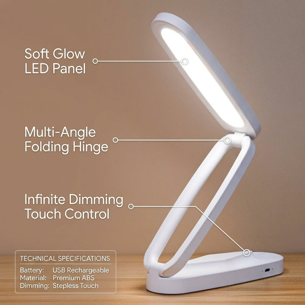 Smart LED Desk Lamp with Adjustable Brightness & Eye Protection – Study & Office | Pakistan